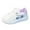 Purple, variant on Otqutp Baby Fashion Rubber Sole Shoes Girls' Sports Shoes Small White Shoes Breathable Leather Board Shoes Medium Children Student Flat Shoes