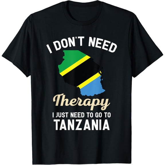 men and women can wear,Tanzania Tanzanian Flag Map Travel Vocation Gifts T-Shirt