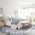 thumbnail image 7 of 9x12 Area Rugs Modern Abstract Faux Wool Rug Ultra-Soft Low Pile Accent Rug Stain Resistant Carpet Machine Washable Rugs for Bedroom with Non Slip Backing, 7 of 7