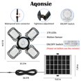 thumbnail image 4 of Luz solar para cobertizo Aqonsie de 176 LED con sensor de movimiento y control remoto, 4 of 8