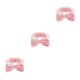 thumbnail image 3 of Diadema con lazo Qarigey de franela elástica rosa fresa CBP380378, 3 of 6