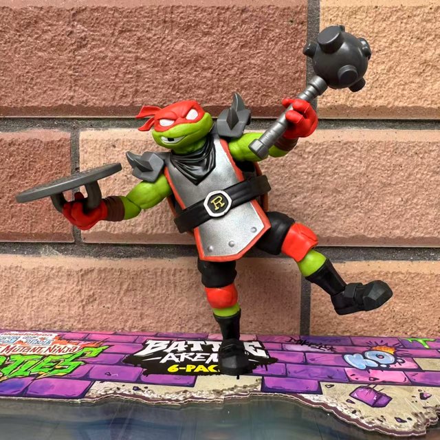 Tales of Mutant s: 4.5"Battle Arena leonardo Raphael Donatello Michelangelo Rocksteady Basic Action Figure