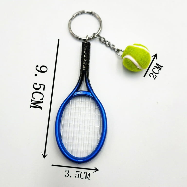 Mini tennis bag clearance keychain