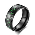 thumbnail image 7 of Matching Rings His and Her Rings Couple Rings Green CZ Wedding Ring Sets for Him and Her Men and Women Ring, 7 of 7