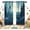 Blue - Forest Silhouette, variant on Kids Blackout Curtains for Nursery, Boy''s Woodland Animal Print Curtains for Bedroom, Cartoon Room Darkening Window Drapes 2 Panels Set, White, 42W x 63L