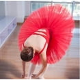 thumbnail image 4 of Plato profesional Tutu Negro Blanco Rojo Traje de baile de ballet para mujeres Tutu Ballet Falda de baile de ballet para adultos con ropa interior-Rosa-S Computadora Computadora Computadora portátil, 4 of 5