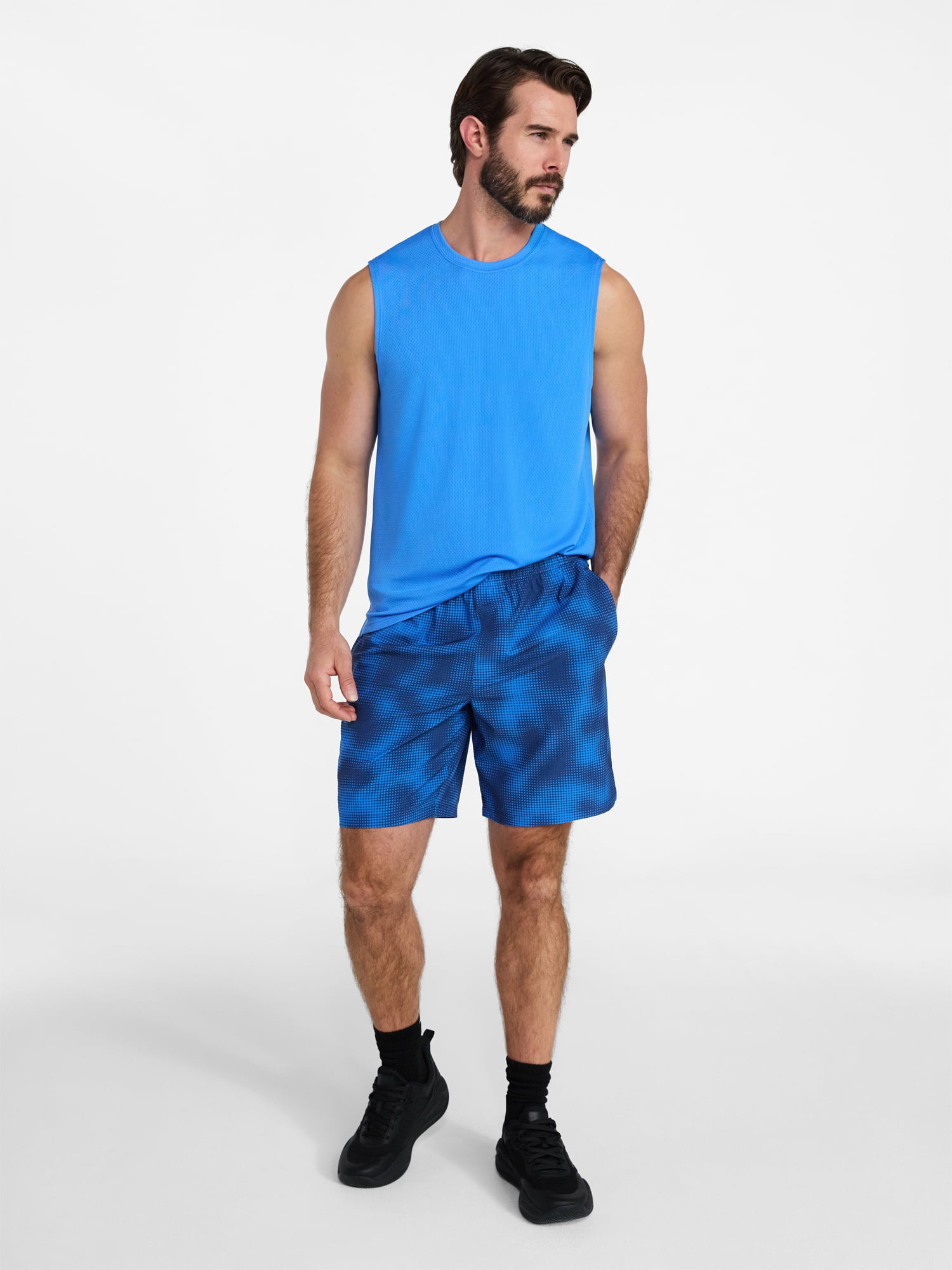 Athletic Works Men’s Sleeveless Mesh Muscle Tee, Sizes XS-5XL