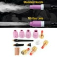 thumbnail image 4 of Welding Torch Nozzle 16pcs/set Ceramic Nozzle Gas Lens Kit TIG Welding  Consumables For Torch 17/18/26, 4 of 8