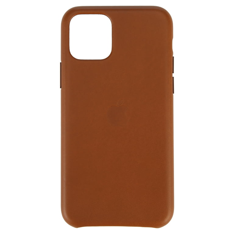 Apple Leather Case for iPhone 11 Pro, Saddle Brown