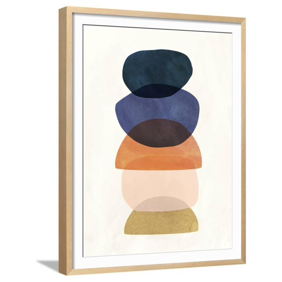 Mod Pods I, Abstract Framed Art Print Wall Art by Victoria Borges