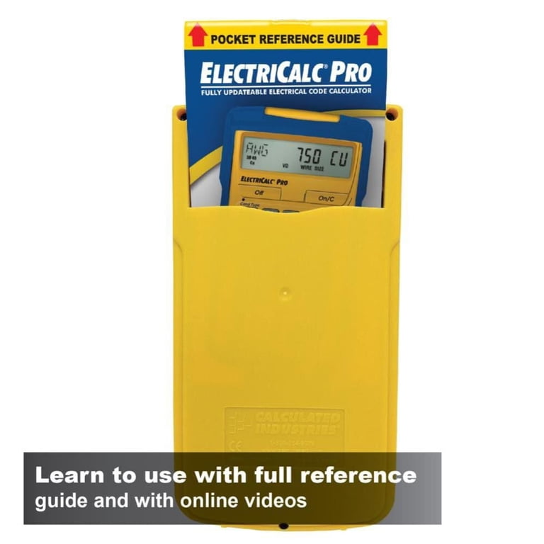 その他 Calculated Industries Pocket Electrician Calculated Industries ElectriCalc Pro Electrical Code Calculator