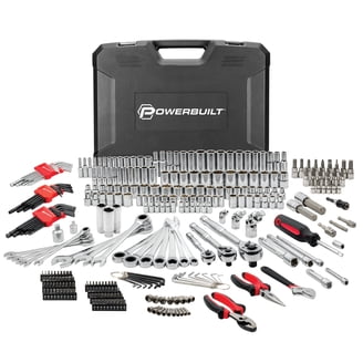 Husky 290-Piece Mechanics Tool Set, Complete Case Auto Kit
