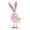 Bead powder, variant on Easter Plush Bird Figurine with Long Legs and Bow for Table Shelf Home Decor