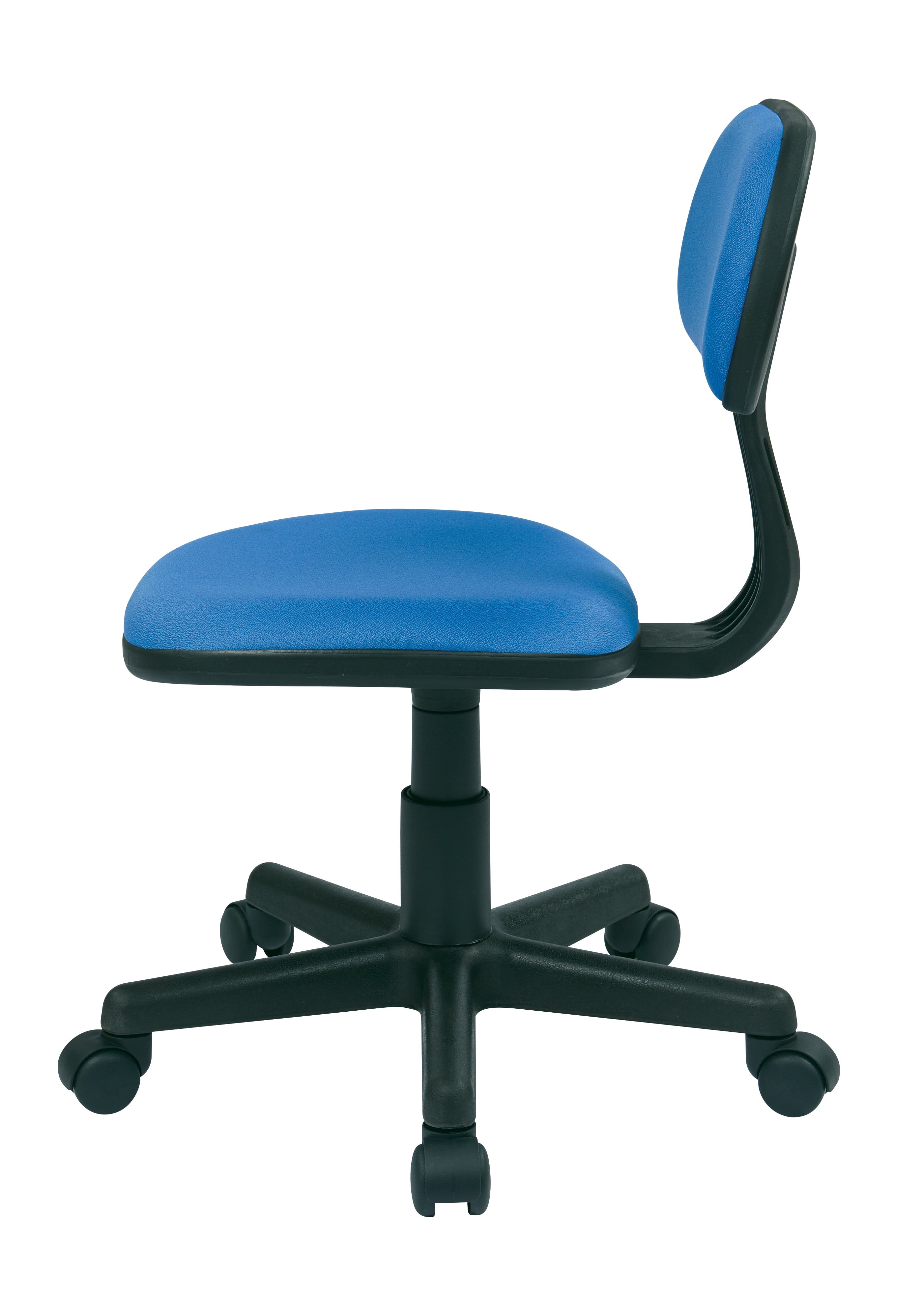 OSP Home Furnishings Student Task Chair in Blue Fabric
