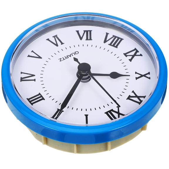 HOMEMAXS Clock Insert Round Quartz Clock Insert with Roman Numerals Replacement Clock Insert