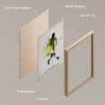 thumbnail image 4 of PixonSign Framed Paints Stroke Soccer Players Football Wall Art, Set of 4 Boy's Bedroom Illustration Wall Decor, Modern Adhesive Canvas Poster, Multicolor Contemporary Wall Décor - 8"x10" Natural, 4 of 5