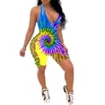 thumbnail image 4 of Combinaison Sling Sexy Tie-dye à Lacets et à Lacets pour Femmes, 4 of 5