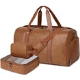 thumbnail image 1 of Bolso de fin de semana Wogarl de piel sintética para mujer y hombre con calzado Comp, 1 of 7