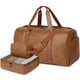 thumbnail image 1 of Bolso de fin de semana Wogarl de piel sintética para mujer y hombre con calzado Comp, 1 of 7