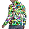 thumbnail image 3 of Bingfone Colorful Tie Dye Stained Glass Men'S Drawstring Hoodie Long Sleeve Pocket Sweatshirts-Medium, 3 of 9