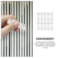 thumbnail image 4 of Vertical Blind Repairing Vane, Metal Vertical Blind Repairing Tabs, Metal Tabs Replacement for Vertical Blinds Replacement Slats, White 4PCS, 4 of 8