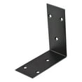 thumbnail image 5 of Uxcell L Shape 100x100x50mm Black Corner Brace Angle Bracket 4 Pack, 5 of 5
