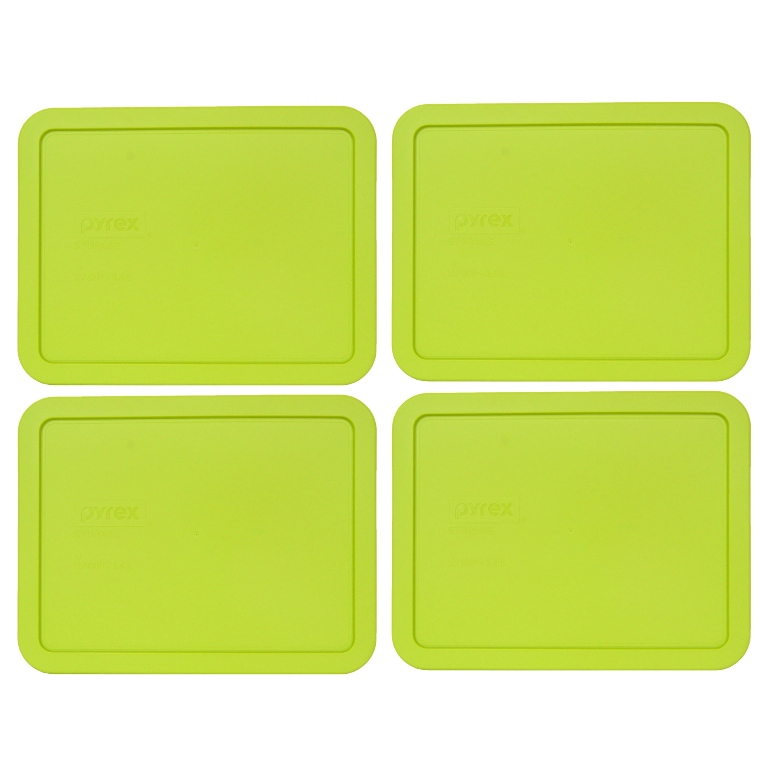 Pyrex 7211PC 6 Cup Green Edamame Rectangle Food Storage Replacement