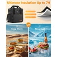 thumbnail image 2 of Lunch Box HOTOR, bolsa térmica aislante de 2 capas, 32 L, negra, 2 of 6