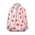 thumbnail image 3 of Fashionable Strawberry Backpack for Women & Students - Trendy School Bag for College & Work, Spacious Laptop Backpack with Multiple Compartments, Sweet Strawberry Print, Great Gift, 3 of 6