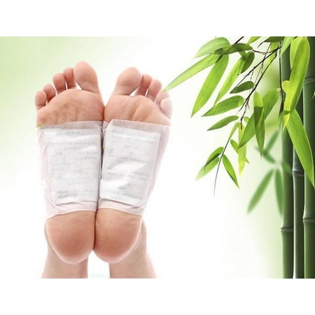 100 PCS Detox Foot Pads Patch Detoxify Remove Toxins Patches with Adhesive Keeping Fit Health Care Weight Loss Stress Relief LEANO