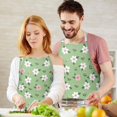 thumbnail image 3 of Pioneer Flower Floral Print Pattern Apron for Women and Men, Cotton Linen Waterproof with Pockets, Adjustable, 33x27 Inch for Kitchen, Gardening, BBQ, Salon, 3 of 6