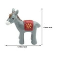 thumbnail image 6 of OFFIGAM 24-Piece Mini Resin Donkey Figurines Set for Indoor Outdoor Garden Decor, Small Animal Miniatures Accessories, 6 of 8