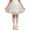 A283 White, variant on Xdegoge Girls Tulle Tutu Skirt with Colorful Heart Print for Dance Parties and Costume Events