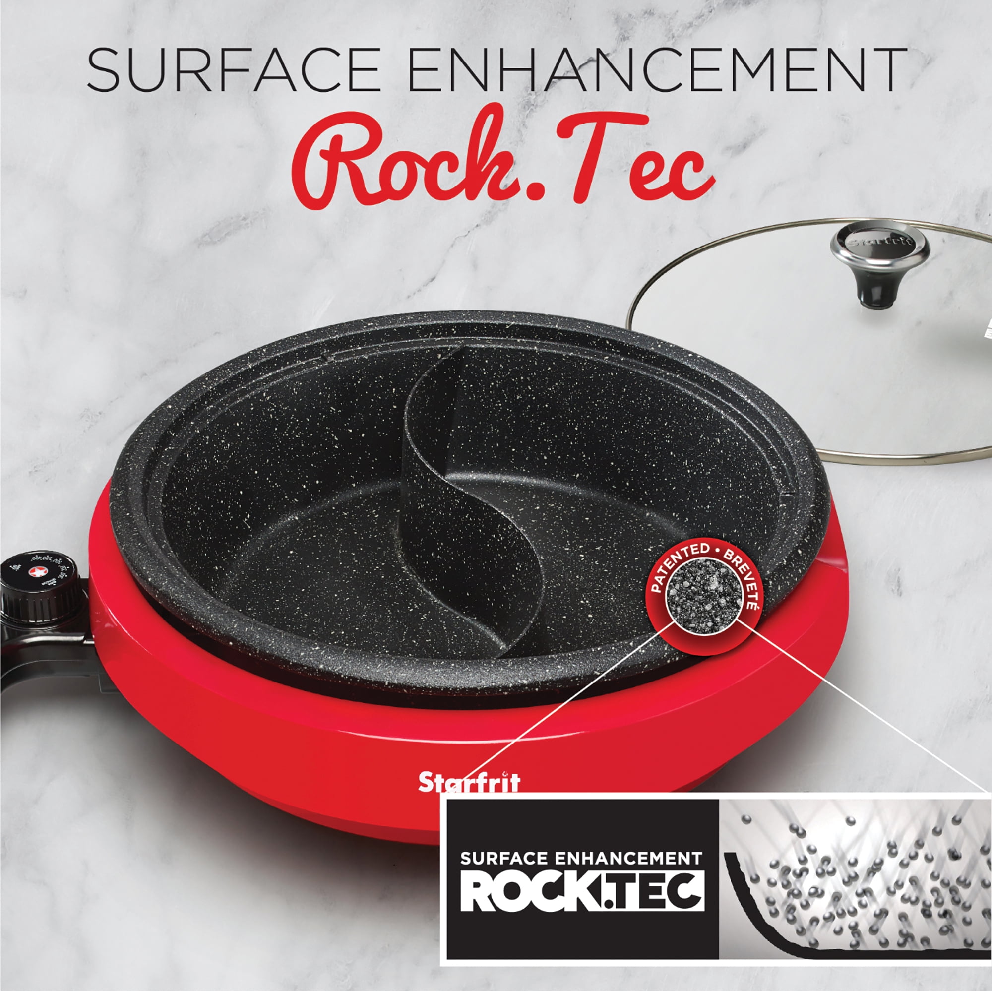  Starfrit 024423-002-0000 The Rock 3.2 Quart Electric Casserole  Dish: Home & Kitchen