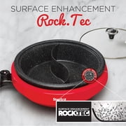 The Rock By Starfrit Dual-Sided 3.2-Quart Electric Hot Pot