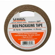 U-Haul Moving Box Paper Tape (Ideal for Moving, Packing, Storage Boxes) - 30 Yard Roll - Easily Tears by Hand