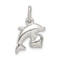 thumbnail image 4 of Sterling Silver Dolphin Pendant Charm, 4 of 4