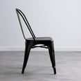 thumbnail image 2 of Heavenly Collection Black Metal Dining Chairs – Set of 4, Modern & Durable for Kitchen or Dining Room, 2 of 9