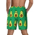 thumbnail image 4 of Fotbe Cartoon Fruit 1 Men’s Swim Trunks Quick Dry Swim Shorts Board Shorts with Mesh Lining-XX-Large, 4 of 9