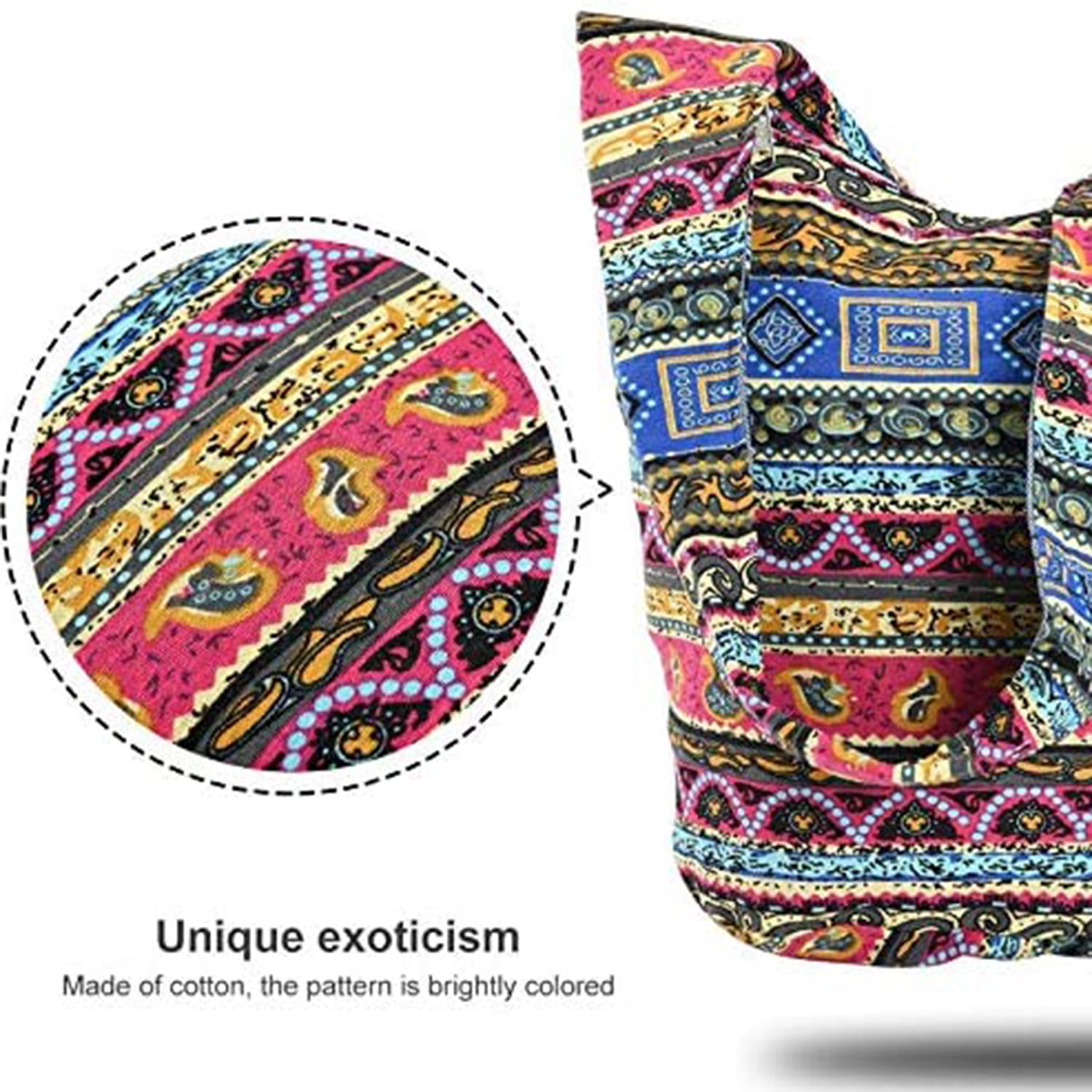 BESTOYARD Thai Hobo Crossbody Bag Shoulder Bag Messenger Bag Hippie Boho  Bohemian Purse : Clothing, Shoes & Jewelry 