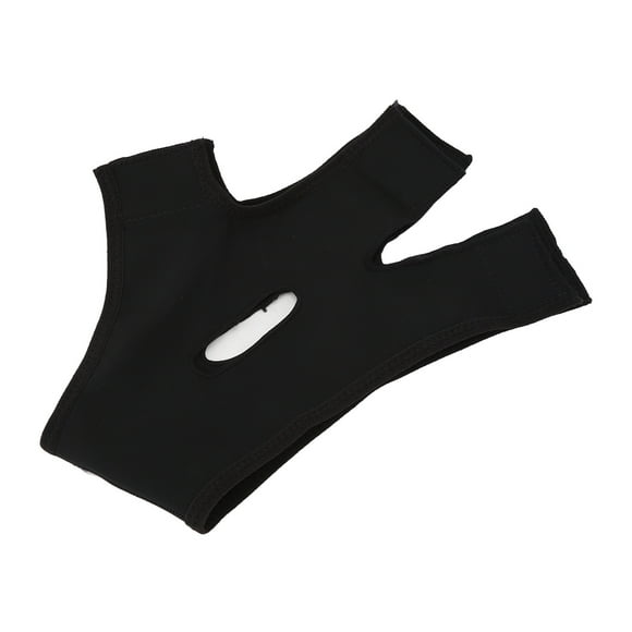Slimming Face Strap, Face Sculpting Improve Double Chin Breathable Massage Black Light Weight V Line Shaping Face Belt For Watching TV M
