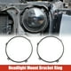 thumbnail image 2 of 1 Par 7 Pulgadas Redondo Soporte Anillo Faro Soporte Biseles Cubierta, 2 of 8