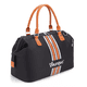 thumbnail image 1 of Maletas Mujeres Moderno Labg Bolsa De Viaje Negro LINEAS NRANJA/BLANCO, 1 of 5