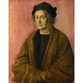 thumbnail image 2 of Durer, Albrecht 15x18 Gold Ornate Wood Framed with Double Matting Museum Art Print Titled - The Painters Father, 2 of 4