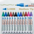 thumbnail image 3 of Línea DUAL Línea Plumas 12 Colores Metálicos Self Esquema Dibujo Bolígrafos 3.0mm Ancho de Escritura, 3 of 9