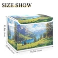 thumbnail image 3 of Storage Box With Lid 16.5x12.6x11.8In Foldable Stacked Household Storage Box Spring River, 3 of 7