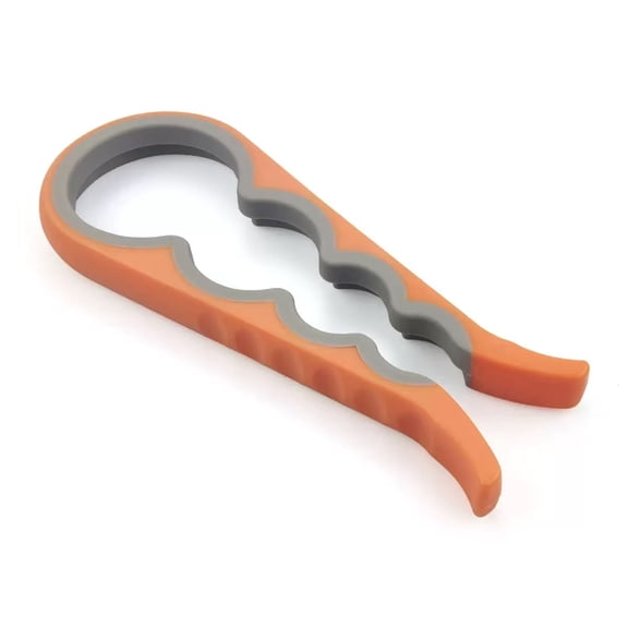 Generic Jar Bottle Opener for Weak Hands, 4 in 1 Multi-Function Non-Slip Can Lid Opener Tool, Suitable for Seniors with Arthritis, Low Strength and Children (ORANGE)