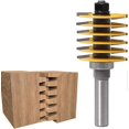 thumbnail image 1 of 1/2 Inch Shank Rail and Stile Finger Joint Glue Router Bit Cone Tenon Woodwork Cutter Tool, 1 of 5