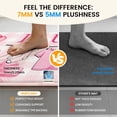 thumbnail image 3 of Washable Laundry Room Rug, 20"X47" Non Slip Soft Low-Pile Laundry Mat Farmhouse Laundry Room Decor Area Rug for Kitchen Bathroom Pink, 3 of 8