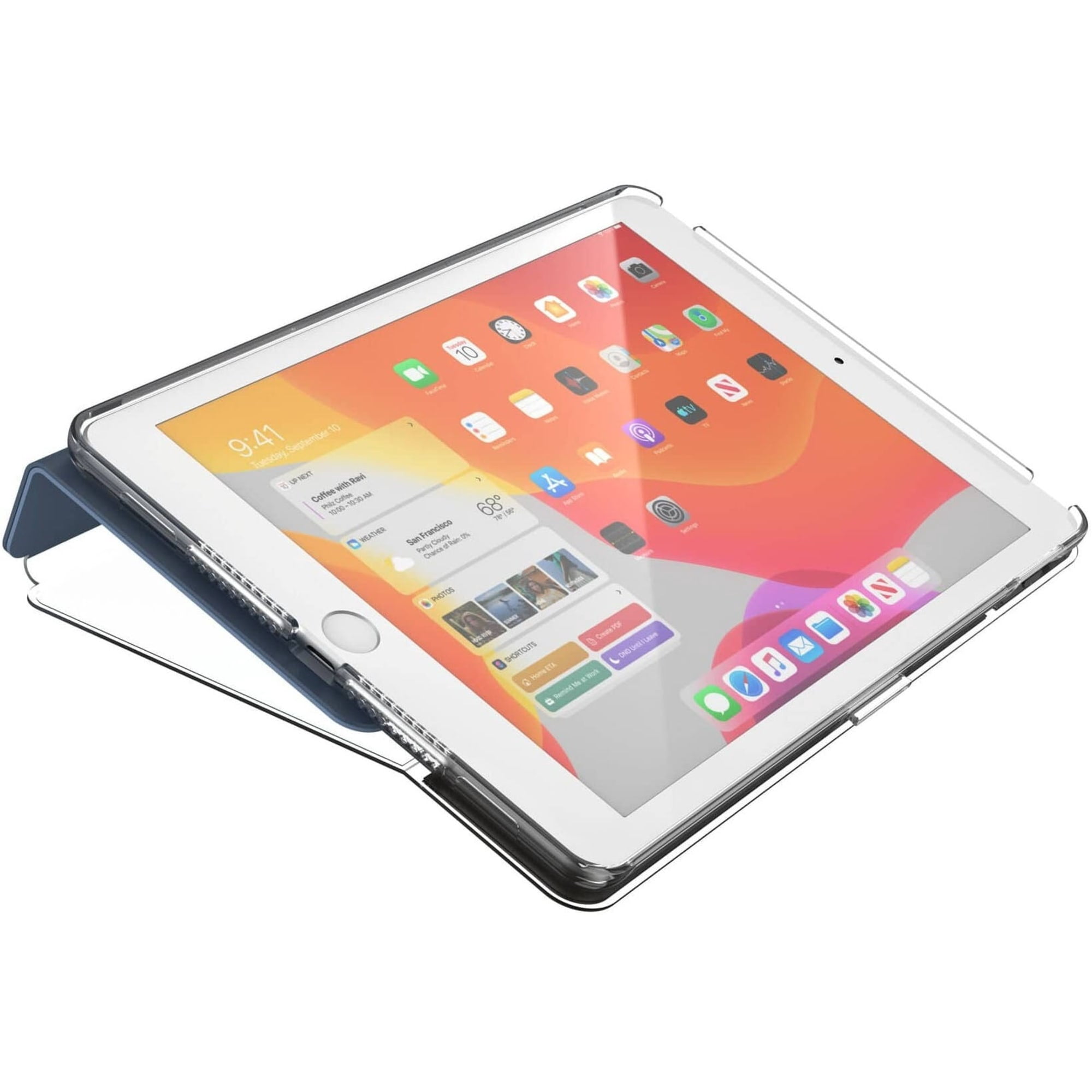 Speck, Balance Folio, 10.2 inch, Marine Blue and Clear - Walmart.com
